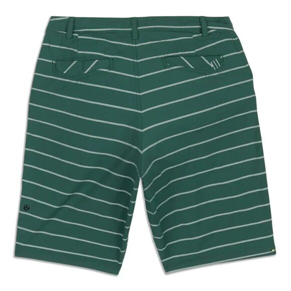 Men's LULULEMON "Kahuna Short" in "Cayman Stripe Forest" Size 36 EXCELLENT! - Picture 2 of 9